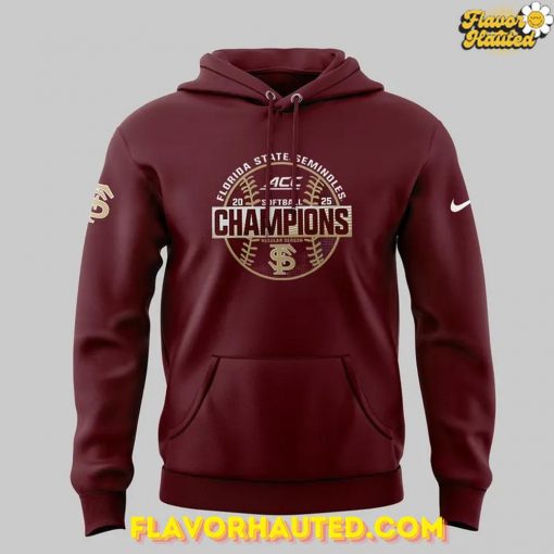 Florida State Seminoles 2025 Softball Champions Limited Hoodie