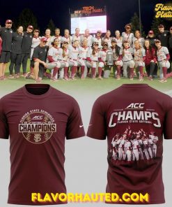 Florida State Seminoles 2025 Softball Champions Limited T-Shirt