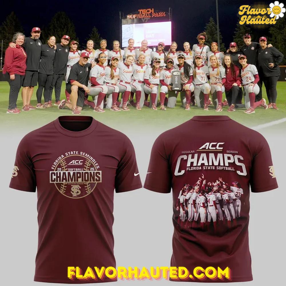 Florida State Seminoles 2025 Softball Champions Limited T-Shirt Florida State Seminoles 2025 Softball Champions Limited T-Shirt