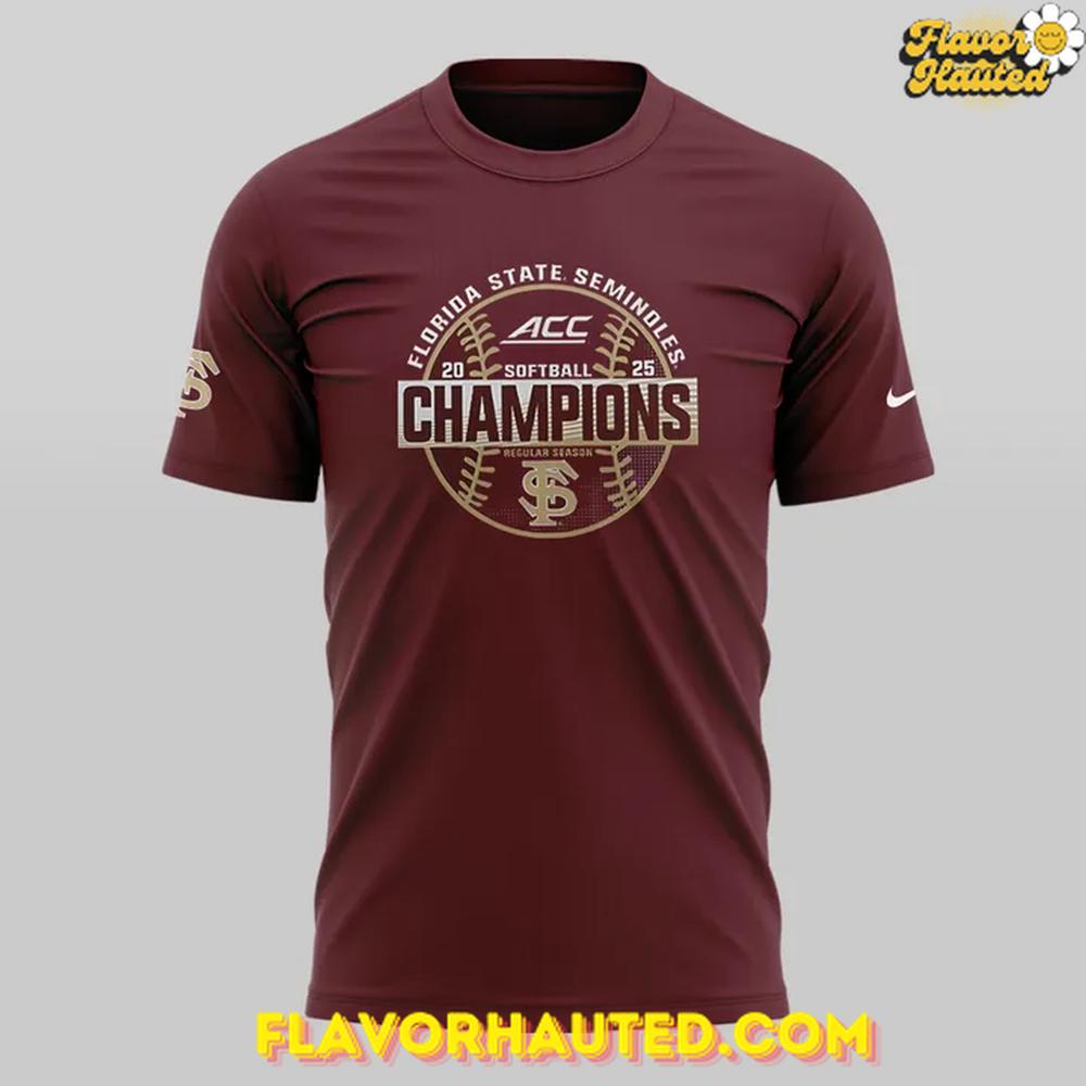 Florida State Seminoles 2025 Softball Champions Limited T-Shirt Florida State Seminoles 2025 Softball Champions Limited T-Shirt
