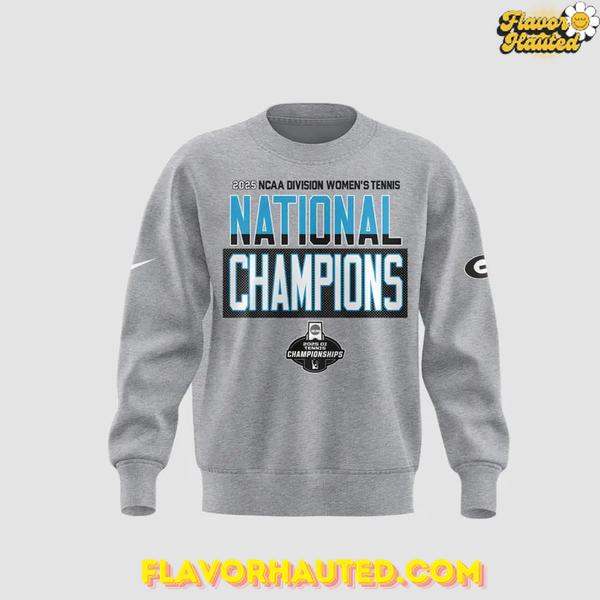 Georgia Bulldogs 2025 NCAA Division I Women’s Tennis National Champions Sweatshirt Georgia Bulldogs 2025 NCAA Division I Women’s Tennis National Champions Sweatshirt