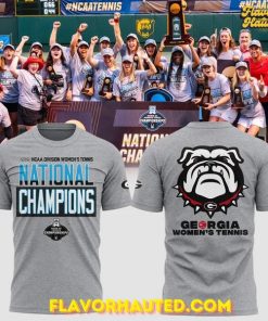 Georgia Bulldogs 2025 NCAA Division I Women’s Tennis National Champions T-Shirt