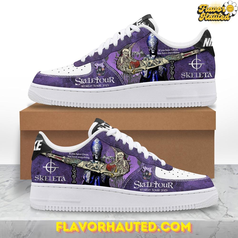 Ghost Skeletour World Tour 2025 Limited Edition Nike Air Force 1 Ghost Skeletour World Tour 2025 Limited Edition Nike Air Force 1
