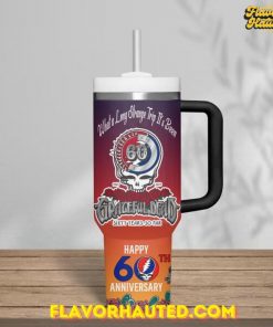 Grateful Dead Happy 60TH Anniversary Limited Edition Stanley Tumbler Cup 4