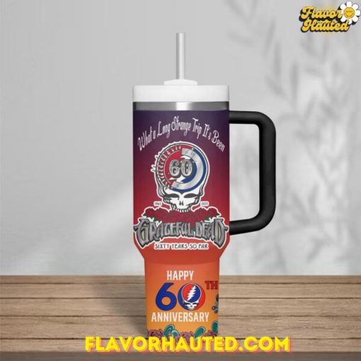 Grateful Dead Happy 60th Anniversary Limited Edition Stanley Tumbler Cup