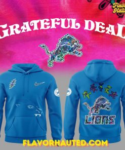 Grateful Dead x Detroit Lions Psychedelic Groove Special Hoodie