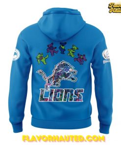 Grateful Dead x Detroit Lions Psychedelic Groove Special Hoodie 3
