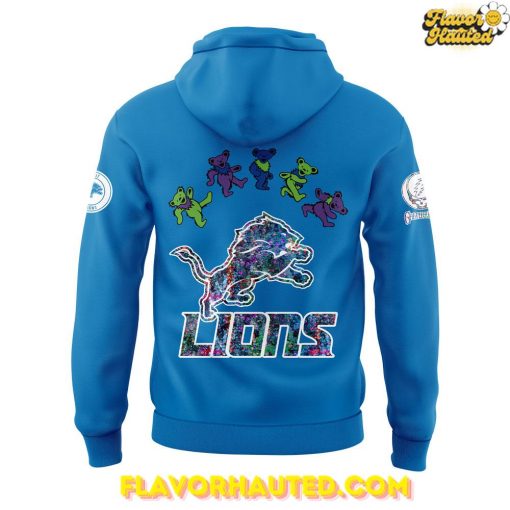 Grateful Dead x Detroit Lions Psychedelic Groove Special Hoodie