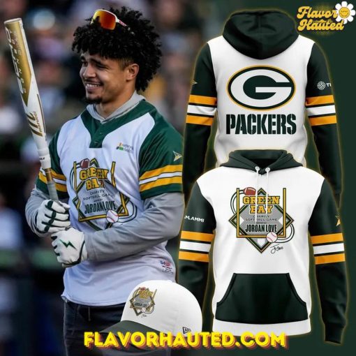 Green Bay Packers x Jordan Love 2025 Limited Edition White Hoodie