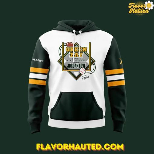 Green Bay Packers x Jordan Love 2025 Limited Edition White Hoodie
