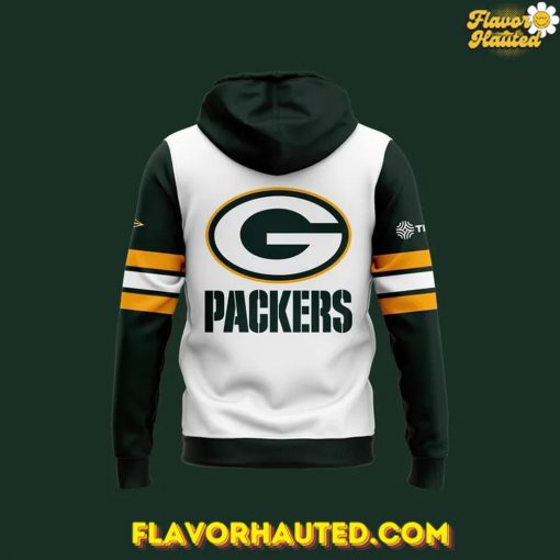 Green Bay Packers x Jordan Love 2025 Limited Edition White Hoodie