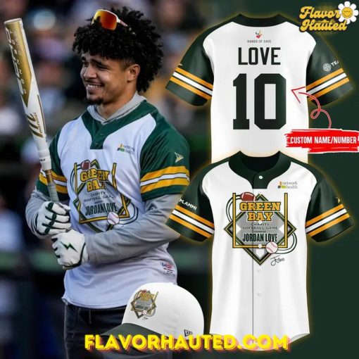 Green Bay Packers x Jordan Love 2025 Limited Edition White Jersey