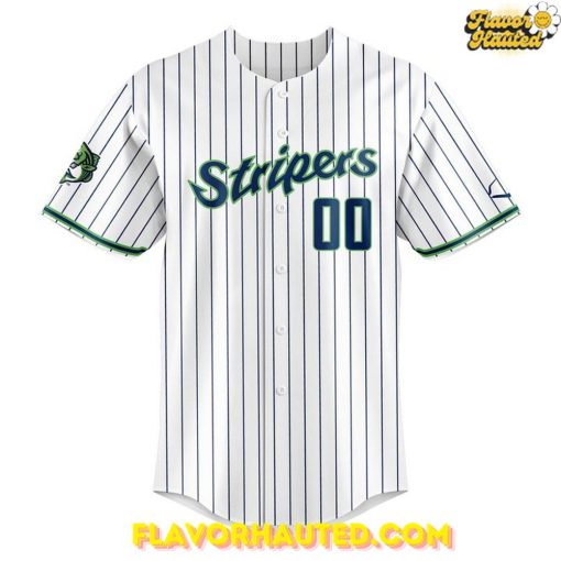 Gwinnett Stripers 2025 Custom Name & Number Striped Baseball Jersey