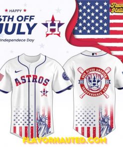 Houston Astros Happy 4th of July Independence Day Jersey 2025