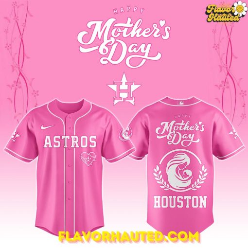 Houston Astros Mother’s Day 2025 Pink Baseball Jersey