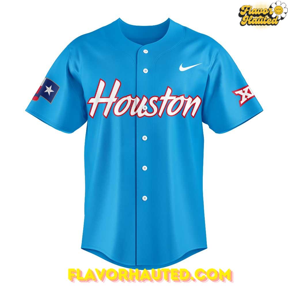 Houston Cougars 2025 Custom Special Baseball Jersey Houston Cougars 2025 Custom Special Baseball Jersey