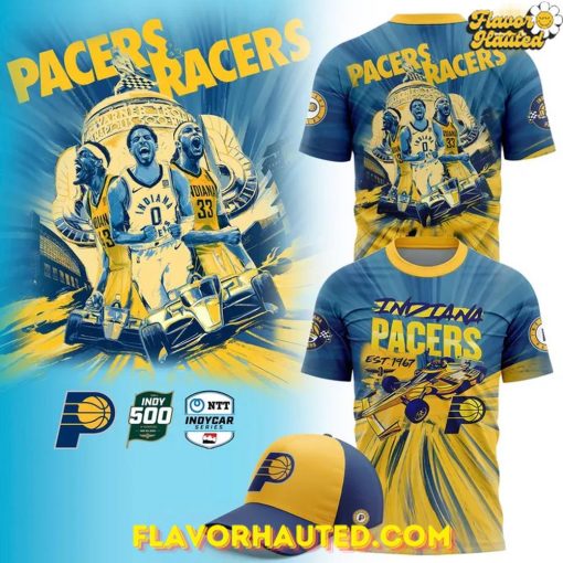 Indiana Pacers x Racing Collections 2025 Special T-Shirt