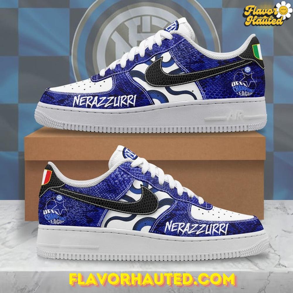 Inter Milan Nerazzurri Limited Edition Nike Air Force 1 Inter Milan Nerazzurri Limited Edition Nike Air Force 1