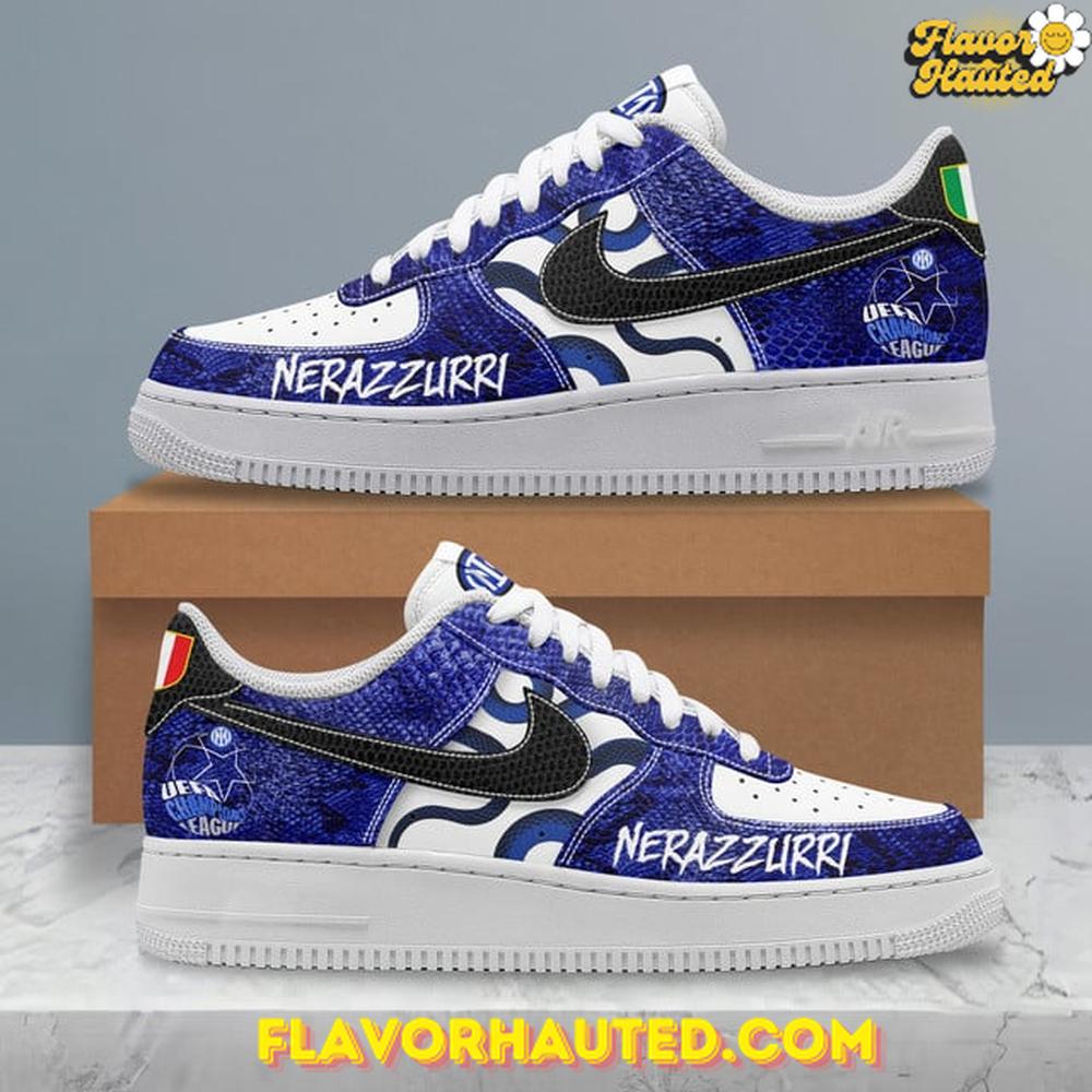Inter Milan Nerazzurri Limited Edition Nike Air Force 1 Inter Milan Nerazzurri Limited Edition Nike Air Force 1