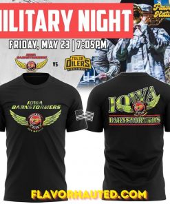 Iowa Barnstormers 2025 Military Appreciation Night T-Shirt