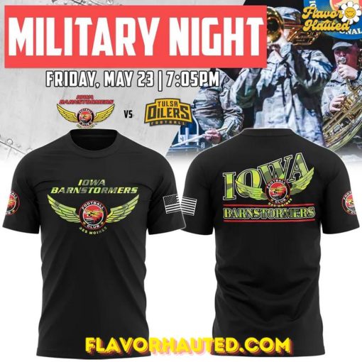 Iowa Barnstormers 2025 Military Appreciation Night T-Shirt