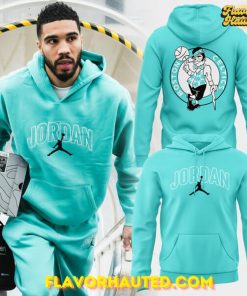 Jayson Tatum Boston Celtics Limited Edition Aqua Blue Hoodie