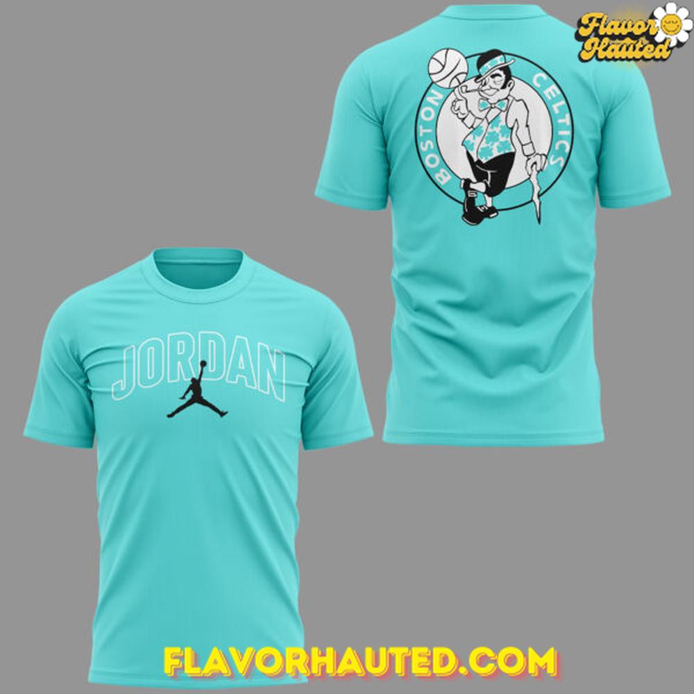 Jayson Tatum Boston Celtics Limited Edition Aqua Blue T-Shirt Jayson Tatum Boston Celtics Limited Edition Aqua Blue T-Shirt