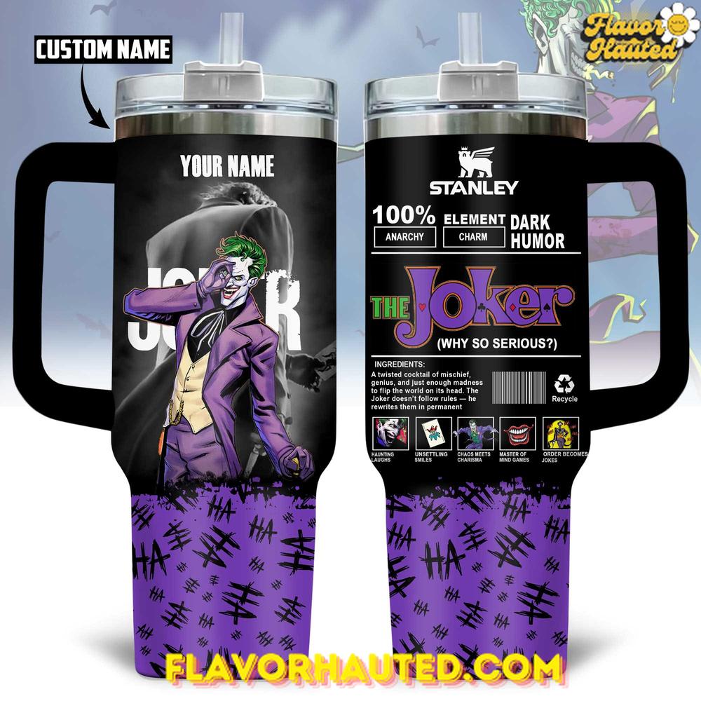 Joker Limited Edition Stanley Tumbler Cup Joker Limited Edition Stanley Tumbler Cup