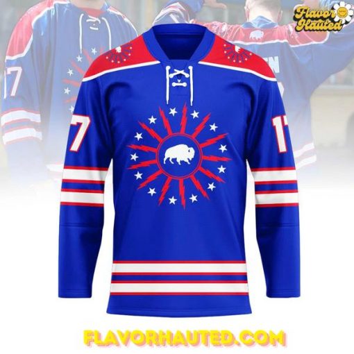 Josh Allen Buffalo Bills Heritage Special Edition Hockey Jersey