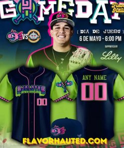 Kannapolis Qolotes Custom Special Neon Pop Baseball Jersey