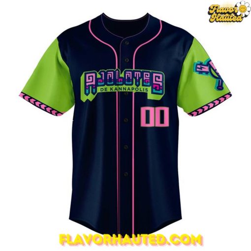 Kannapolis Qolotes Custom Special Neon Pop Baseball Jersey