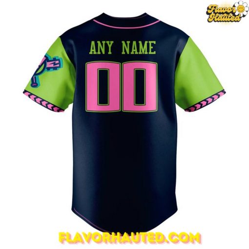 Kannapolis Qolotes Custom Special Neon Pop Baseball Jersey