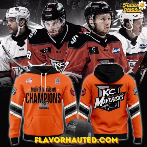 Kansas City Mavericks Mountain Division Champions 2025 Special Hoodie