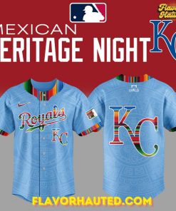 Kansas City Royals Mexican Heritage Night Baseball Jersey