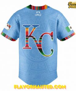 Kansas City Royals Mexican Heritage Night Baseball Jersey 3