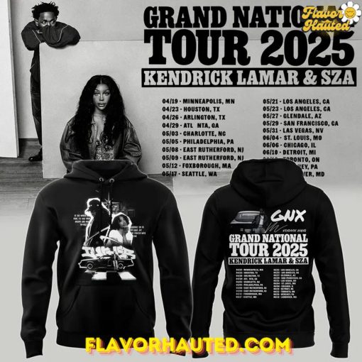 Kendrick Lamar x SZA Grand National Tour 2025 Hoodie
