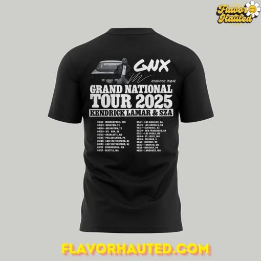 Kendrick Lamar x SZA Grand National Tour 2025 Limited Edition T-Shirt