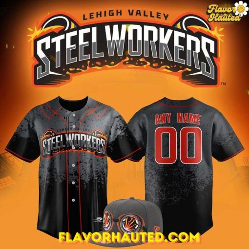 Lehigh Valley IronPigs Steelworker Replica Limited Edition Baseball Jersey
