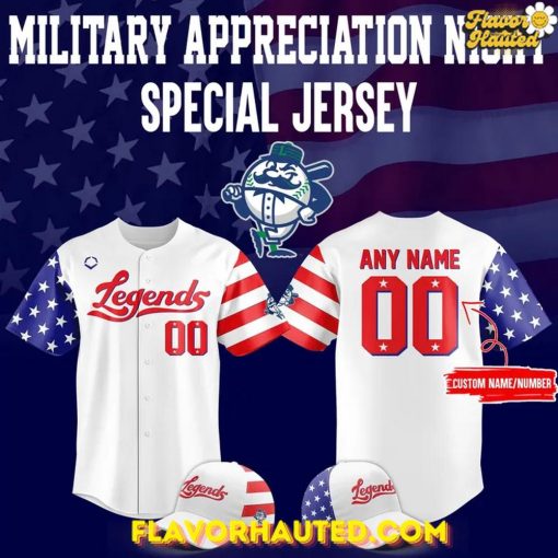 Lexington Legends x Military Appreciation Night 2025 Special Jersey