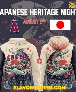 Los Angeles Angels Japanese Heritage Night Koi Wave Hoodie