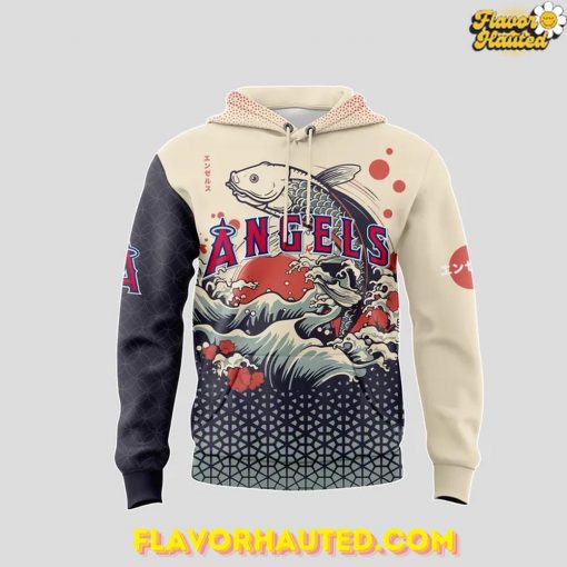 Los Angeles Angels Japanese Heritage Night Koi Wave Hoodie