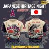 Los Angeles Angels Japanese Heritage Night Koi Wave T-Shirt