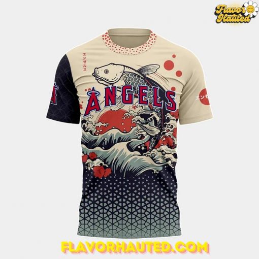Los Angeles Angels Japanese Heritage Night Koi Wave T-Shirt