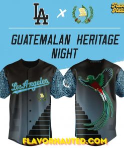 Los Angeles Dodgers 2025 Guatemalan Heritage Night Special Jersey