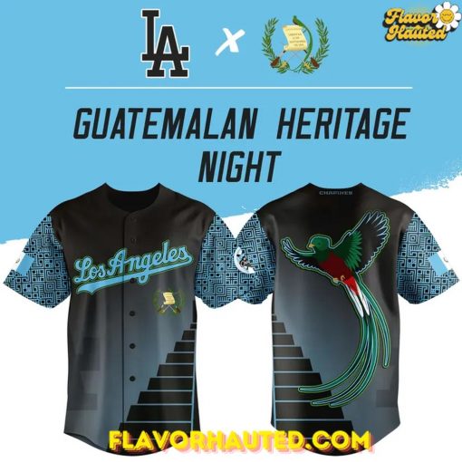 Los Angeles Dodgers 2025 Guatemalan Heritage Night Special Jersey