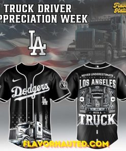 Los Angeles Dodgers 2025 Truck Driver Appreciation Week Limited Edition Jersey