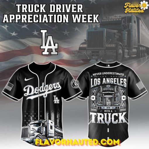 Los Angeles Dodgers 2025 Truck Driver Appreciation Week Limited Edition Jersey