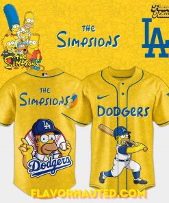 Los Angeles Dodgers 2025 x The Simpsons Homer Special Baseball Jersey