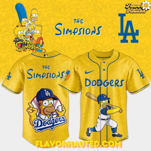 Los Angeles Dodgers 2025 x The Simpsons Homer Special Baseball Jersey
