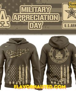 Los Angeles Dodgers Baseball Military Appreciation Day Special Hoodie